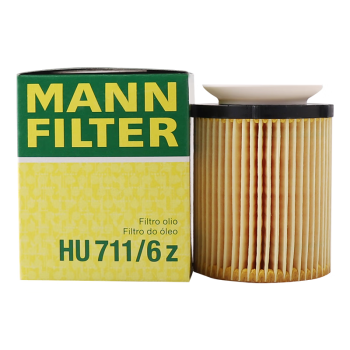 曼牌（MANNFILTER）机油滤清器机油滤芯机滤HU711/6Z奔驰C级C180200E200GLC260GLK260