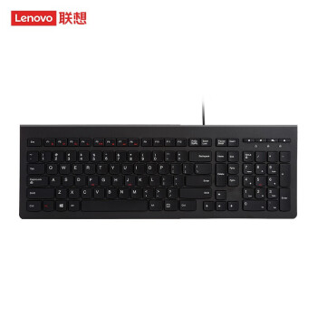 联想（lenovo）键盘 有线键盘 M120K有线超薄键盘 电脑办公键盘 巧克力按键笔记本键盘