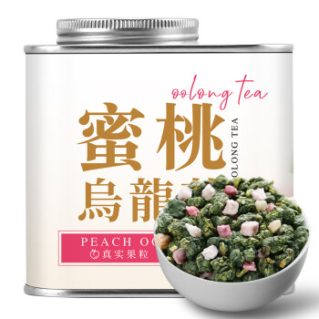 七春茶叶 蜜桃乌龙茶罐装新茶白桃蜜香乌龙茶 茶叶自己喝 