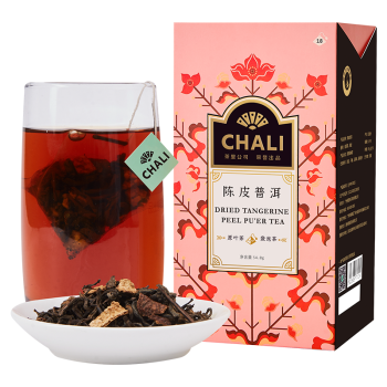 茶里 ChaLi 花草茶陈皮熟普三角茶包袋泡茶 茶包54g/盒