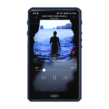 HiBy R5二代 海贝音乐播放器 HiFi安卓DSD解码蓝牙WiFi无损高解析MP3 A类耳放 双ES9219C 4.7英寸 蓝色