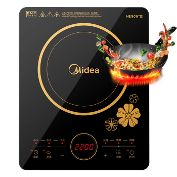 美的（Midea）电磁炉 2200W大功率一键爆炒触控电磁炉灶家用 多档调节 智能定时RT2240（2140升级版）