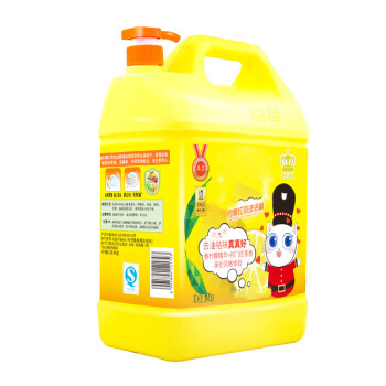 BUZZBOMB清洁剂柠檬红茶洗洁精5kg*4瓶整箱A类去油祛味红茶香白猫洗洁精清洁