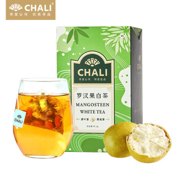 CHALI茶里公司 罗汉果白茶45g 养生茶茶包菊花茶茉莉花茶 15包/盒