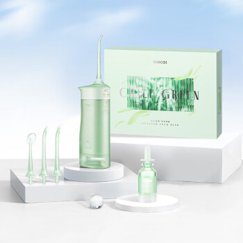 素士W1冲牙器洗牙器全身水洗家用便捷抽拉式香氛正畸专用牙齿清洗 W1薄荷绿
