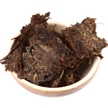 白沙溪安化黑茶 茶叶 金花茯茶砖茶 传统手筑清香型1kg纸包装