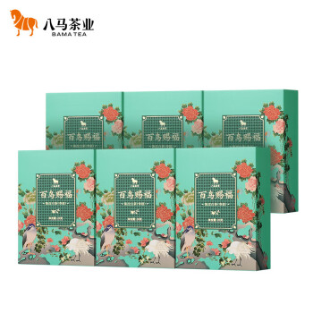 八马茶业 茶叶 白茶 5年原料寿眉新会陈皮白茶 小鸟天堂20g*6盒共120g