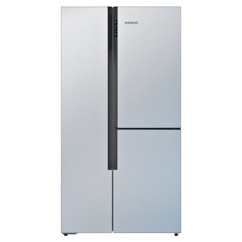 西门子（SIEMENS）569升 对开T型三门冰箱家用 零度保鲜 独立三循环 大容量 BCD-569W(KA93NA290C) （银）