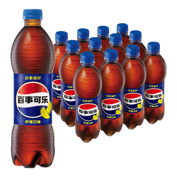 百事可乐 Pepsi 清柠味 汽水 碳酸饮料整箱 500ml*12瓶 百事出品