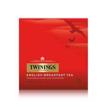 川宁（TWININGS）英式早餐红茶 进口茶叶 办公室下午茶 独立茶包袋泡茶 100袋*2g