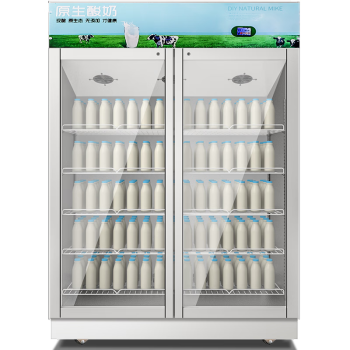喜莱盛全自动商用酸奶机酸奶发酵机 甜品水果店大型立式冷藏发酵箱发酵柜 XLS-XF700CW