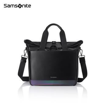 Samsonite/新秀丽男士商务公文包牛皮革手提包13英寸电脑包 TM3*09006 黑色