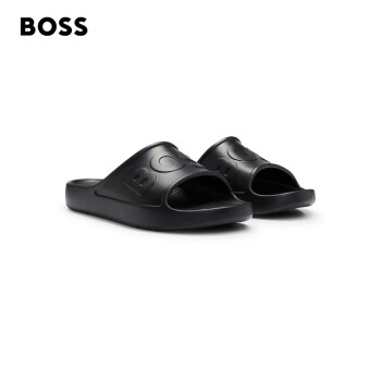 BOSS【礼物】 男士2024夏季新款装饰带条轻盈 EVA 拖鞋