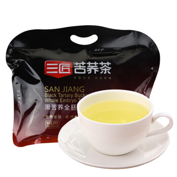 三匠黑苦荞全胚芽茶500g（独立小袋装）四川特产 养生茶