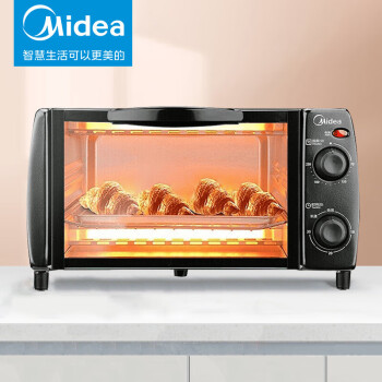 美的（Midea）家用多功能迷你小烤箱 10升家用容量T1-L108B