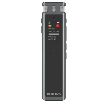 飞利浦PHILIPS 专业录音笔VTR5260 16G 2+2麦克风阵列 语音转文字 高清降噪 同步翻译 可扩展内存卡 录音器
