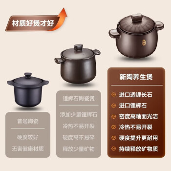 苏泊尔（SUPOR） 砂锅 煲汤陶瓷锅养生煲陶瓷煲汤煲沙锅石锅炖锅