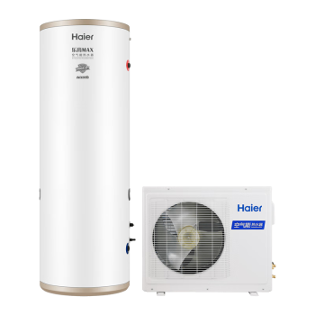 海尔（Haier）空气能热水器300升家用包安装 一级能效银离子滤菌80°杀菌净水RE-300N5U1（6-10人）京东小家