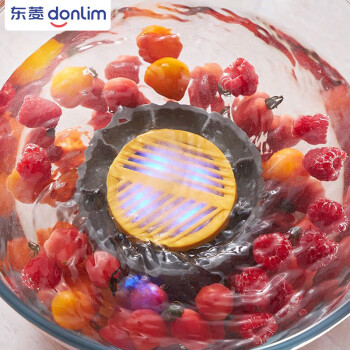 东菱（Donlim） DL-1326 转转果蔬清洗机 家用自动食材净化机 洗菜除菌神器 可去除农残 无线便携 钛金灰