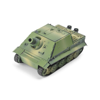 拼装1/72二战德国坦克模型全系列虎式军事立体积木拼插玩具 突击虎