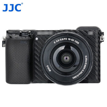 JJC 适用索尼a6400贴膜 相机贴纸 微单机身保护配件（碳纤维）