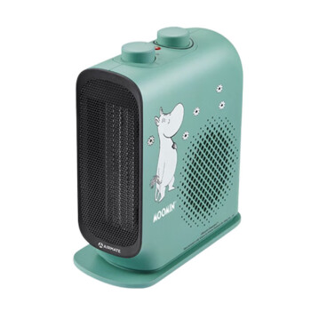 艾美特（AIRMATE） 取暖器暖风机桌面宿舍办公家用节能小型电暖气速热电 WP20-X17P-2绿色姆明联名款