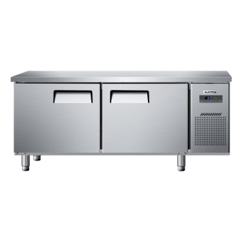 澳柯玛（AUCMA）1.5*0.8米不锈钢冷藏工作台 保鲜冷柜商用厨房操作台 卧式奶茶店水吧台HC-15H8T