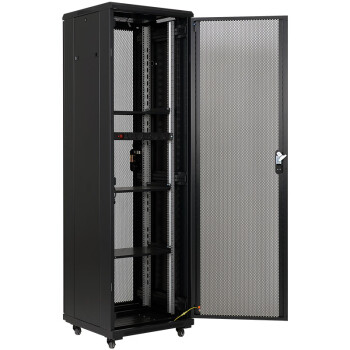 来采网络服务器机柜 42u标准机柜2.0米-600宽 x 800深服务器机柜