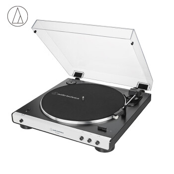 铁三角（Audio-technica）AT-LP60XBTA 蓝牙无线唱盘机 黑胶唱机唱片机复古唱片机留声机 白色