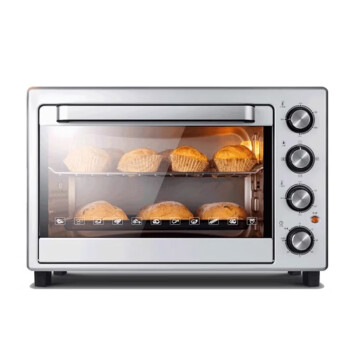 苏勒 大容量电烤箱6管上下独立控温转叉多功能烤炉烘焙电烤箱   银色