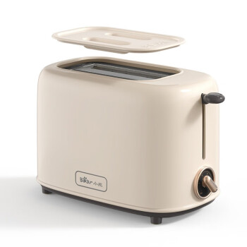 小熊（Bear） DSL-C02K8 多士炉 烤面包机馒头片机家用全自动不锈钢2片吐司加热机六档口感可调