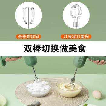 九阳（Joyoung）手持无线电动打蛋器 料理机 打发器 多功能家用搅拌机迷你打奶油烘焙S-LD500