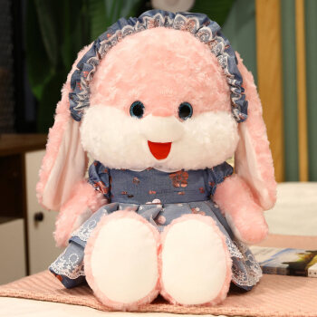洛丽塔兔子公仔毛绒玩具可爱玩偶布娃娃超萌卡通大号女孩床上长条抱枕