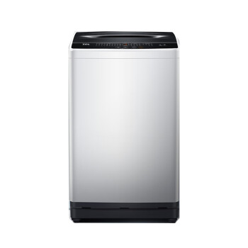 TCL 8公斤模糊控制 内凸式蜂巢水晶内筒 全自动洗衣机TB-V80A亮灰色