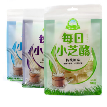 5折 蒙古小奶酪内蒙特产水果颗粒奶酪酪咔每日小芝酪300克零软奶酥酪