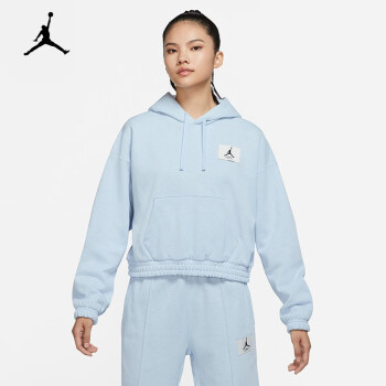 jordan essentials 女子针织连帽衫 小飞人卫衣 dd6999-438 xs【图片