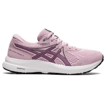 亚瑟士 asics gel-contend 7网面透气 缓震耐磨女士运动跑步鞋 barely