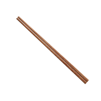 拜格家用红檀木筷子10双装无漆实木筷防滑中式一人一筷餐具套装BX6470