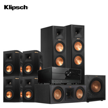 杰士（Klipsch）RP-260F系列 7.1声道组合家庭影院 配大功率功放 组合音响 落地式组合客厅影院（RX-A4A）