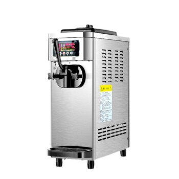 欧斯若 软冰淇淋机器商用小型圣代甜筒机全自动台式摆摊冰激凌雪糕机   压缩机款 