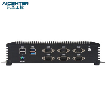 AICSHTER 讯圣嵌入式无风扇工控机ARK-1210-U/I3-6157U双核/内存4G/120G固态