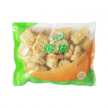 圣农黑椒鸡块500g上校鸡块油炸小吃冷冻半成品休闲多省1份 黑椒味 一