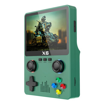 亚墨游戏机高清PSP掌上游戏机双摇杆GBA街机 绿色