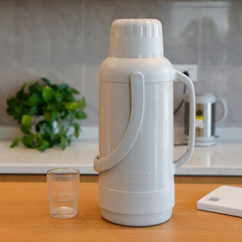致仕（ZISIZ）保温热水瓶暖壶学生宿舍暖瓶开水瓶家用老式塑料大容量/3.2L灰色