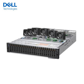戴尔(DELL)2U机架式R750服务器主机  (2颗铂金8380 40核 2.3GHz/64G内存2块480G固态+4块4T硬盘/RAID5/双电)