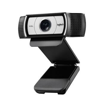 罗技（Logitech）C930c 高清网络摄像头 90度超广角多人会议摄像头 台式机电脑摄像头 1080P 黑色