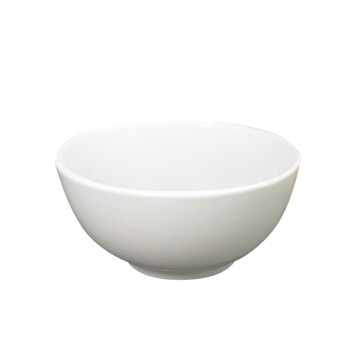 和阖德 中式白瓷小碗 4.5寸家用饭碗 汤碗 面碗
