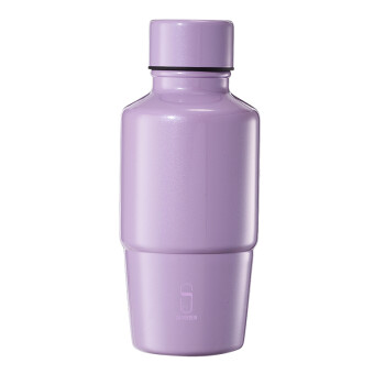 诗芙迪(SILVERDEW)不锈钢创意保温杯咖啡瓶男女水杯礼物小巧便携大肚杯350ml SX350 咖啡瓶（紫色）
