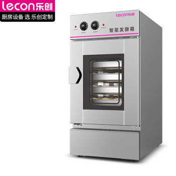 乐创（lecon）发酵箱商用醒发箱面包馒头蒸笼发酵机不锈钢恒温烘培设备 6盘机械款（带盘）WL-6F1