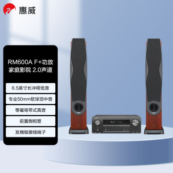 惠威（HiVi）RM600AF+天龙X1600功放 家庭影院2.0声道落地式hifi客厅电视音箱HiFi音响套装